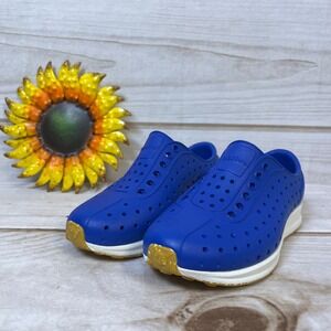 Native Shoes Jefferson Robbie Kids Water Shoes Blue Shell C11